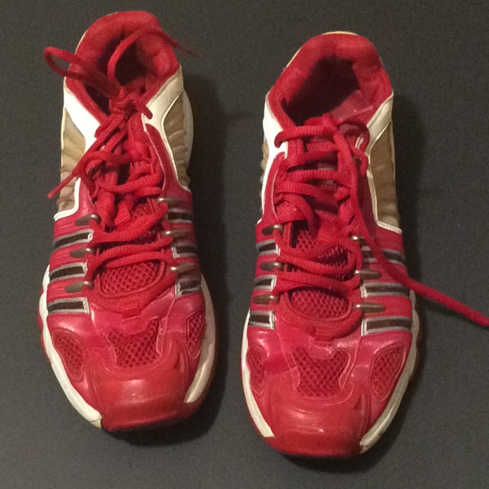 Red and White Adidas